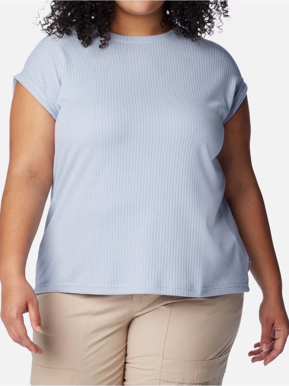 Women’s Columbia crystal pine t-shirt in blue short sleeve